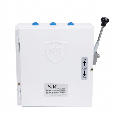 SR 100A 3 Pole Changeover Switch 500V Manual Transfer Switch for Industrial & Commercial Power Control