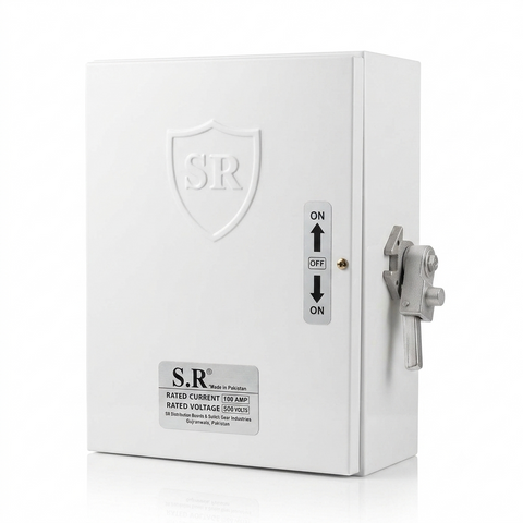 SR 100A 2P Changeover Switch | 500V Manual Transfer Switch for Residential & Industrial Power Systems
