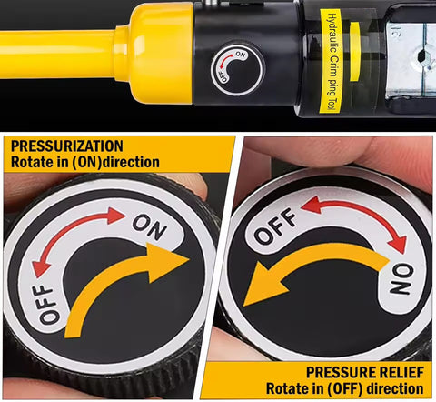 YTH YQK-120 Hydraulic Crimping Tool – 10-120mm² Crimping Range | Heavy-Duty Hydraulic Compression Plier