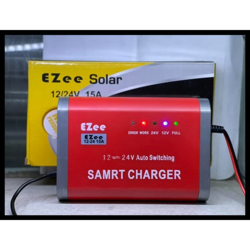 EZEE DIGITAL 15A 12V / 24V Automatic Universal Battery Charger.