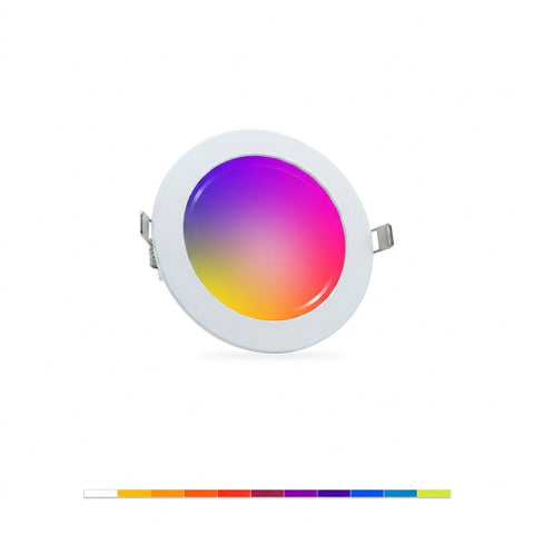 Slim RGB Downlight 12W – WiFi Smart LED Ceiling Light