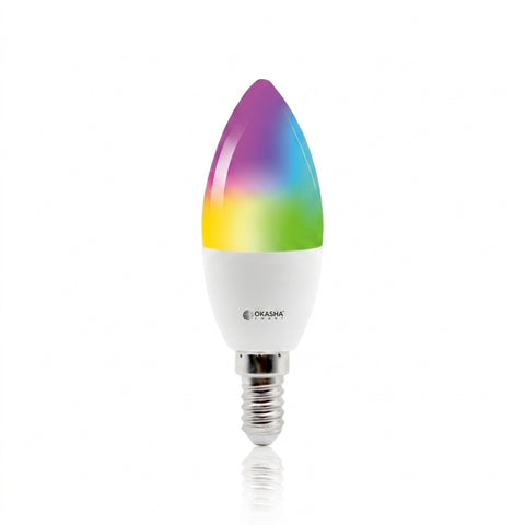 Smart Candle Lamp 5W RGB WiFi Smart Bulb E14