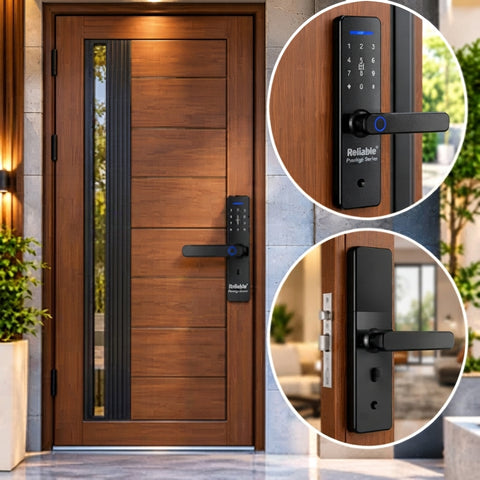 Smart Door Lock – Fingerprint, WiFi, Tuya & TTLock Digital Security Lock