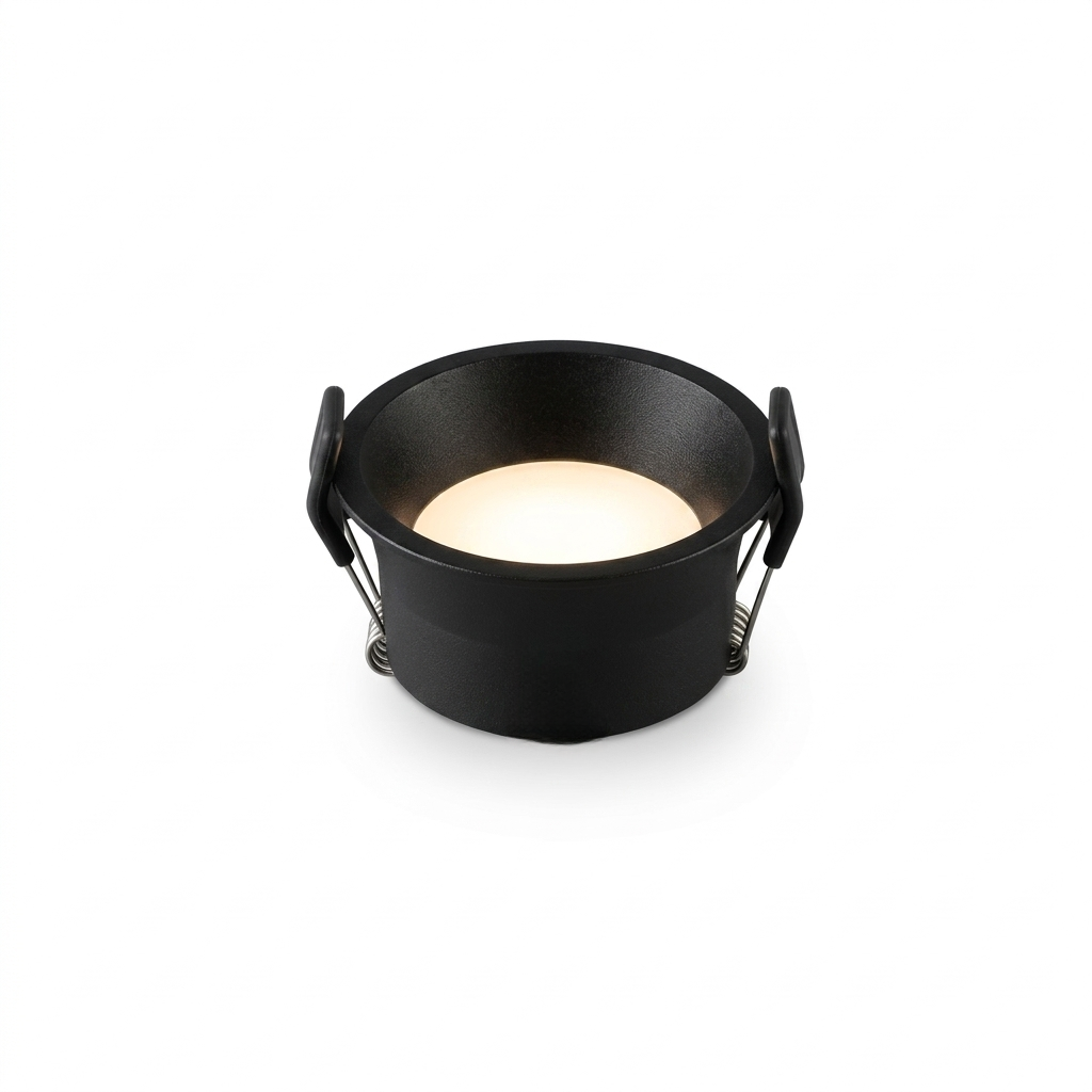 Smart Downlight 12W Black – WiFi RGB LED Slim Ceiling Light