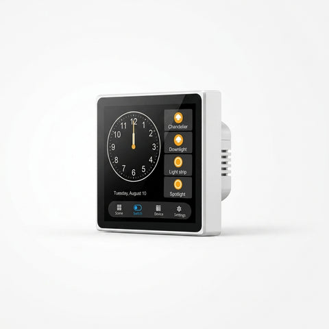 Smart Gateway 4 Inch Touch Panel – Zigbee 4 Gang Smart Switch
