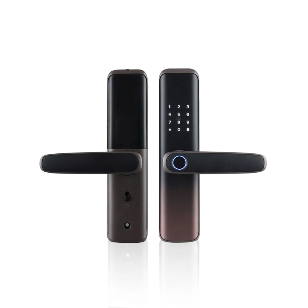 Smart Matte Door Lock – Rose Gold