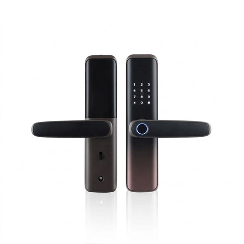 Smart Matte Door Lock – Rose Gold