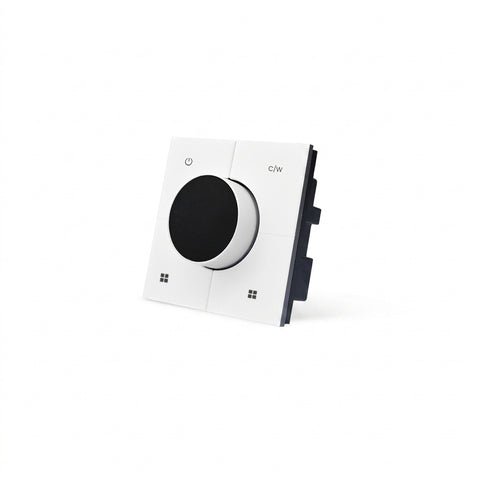 Smart Panel With Knob White – 2 Gang Zigbee Smart Light Switch