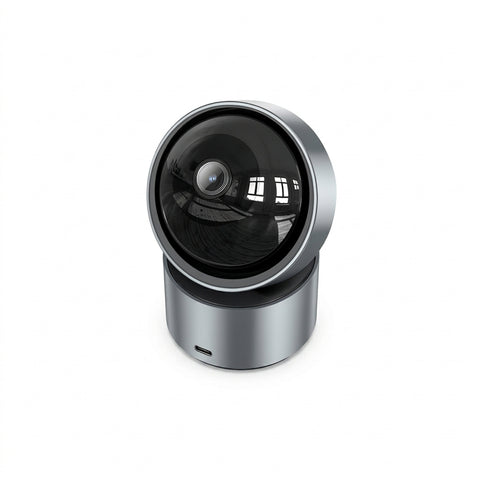 Smart Robot WiFi PTZ Camera – Black | HD Pan Tilt Zoom Indoor Security Camera