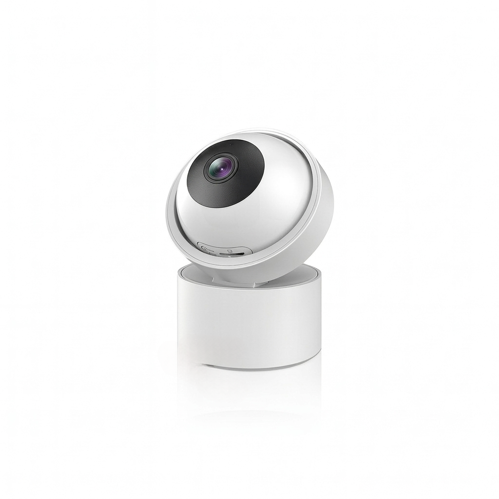 Smart Robot WiFi Security Camera – White | PTZ Indoor Home Camera