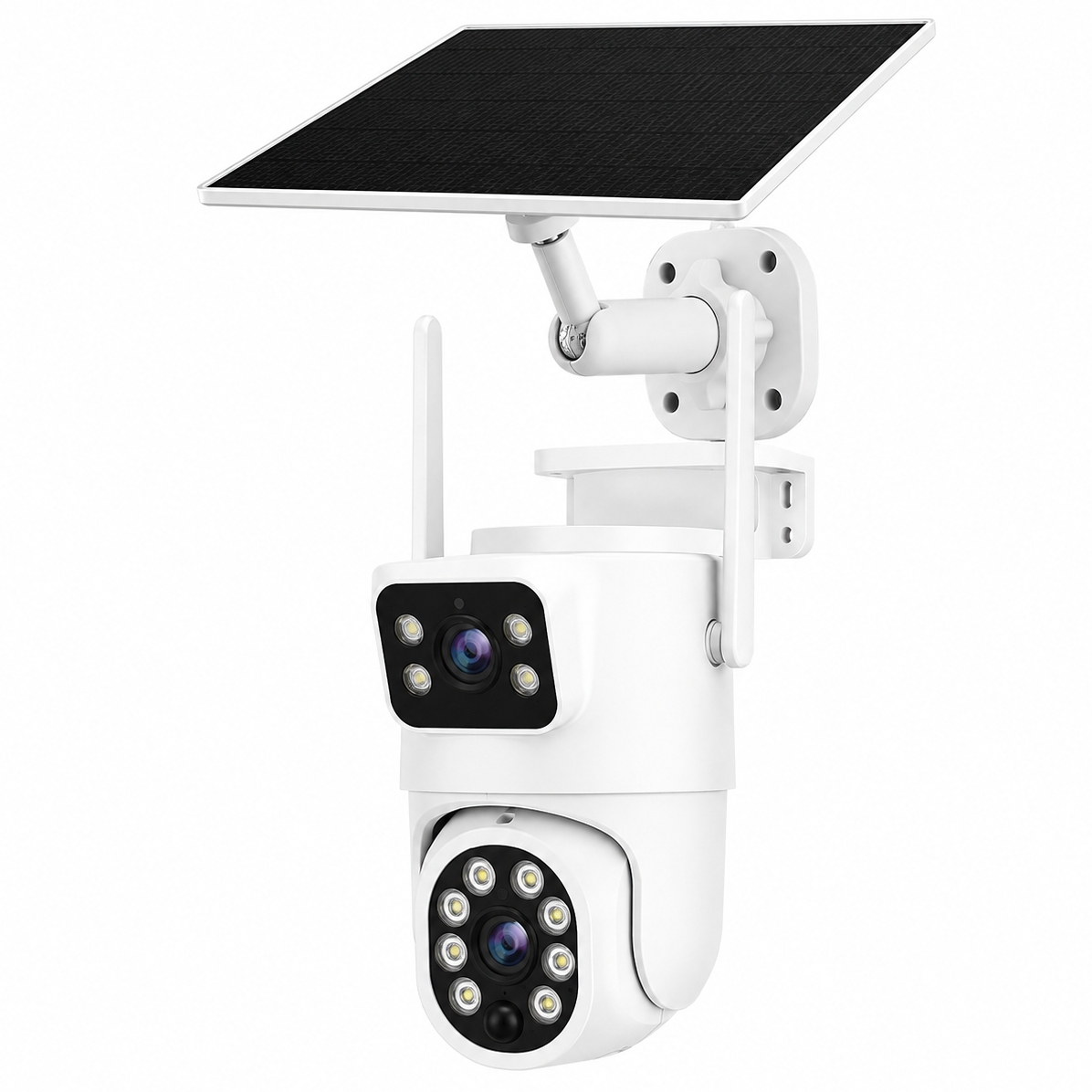 Smart Solar PTZ Security Camera 3MP HD – 360° WiFi Outdoor Surveillance