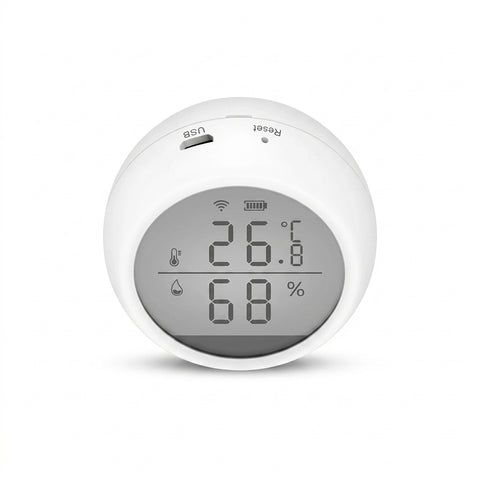 Smart Temperature & Humidity Sensor – WiFi/ZigBee Climate Monitor