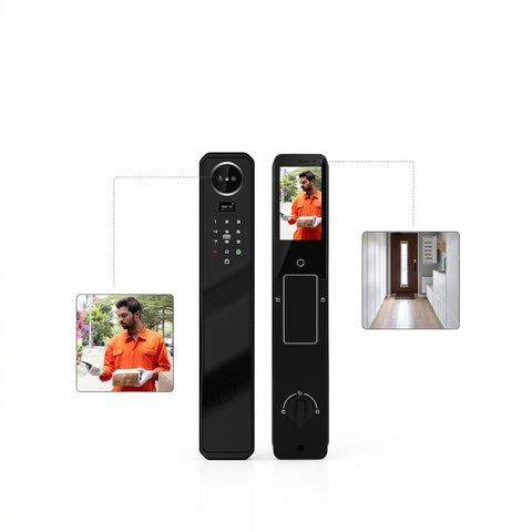 Smart Vault Door Lock – Face, Fingerprint & Palm Vein Biometric Security