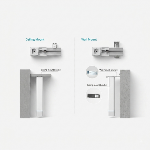 Smart Curtain System – WiFi Motorized Curtains 3.2M | Motor + Rail