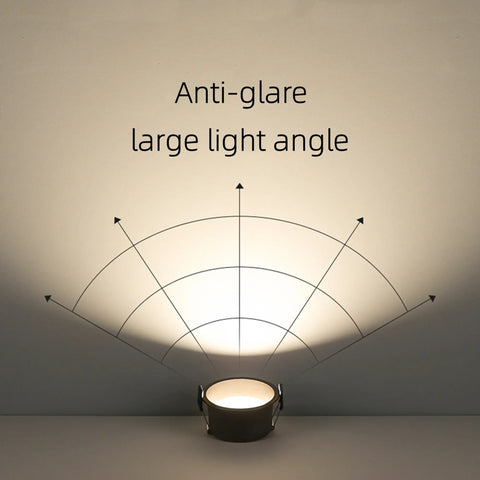 Smart Downlight 12W Black – WiFi RGB LED Slim Ceiling Light