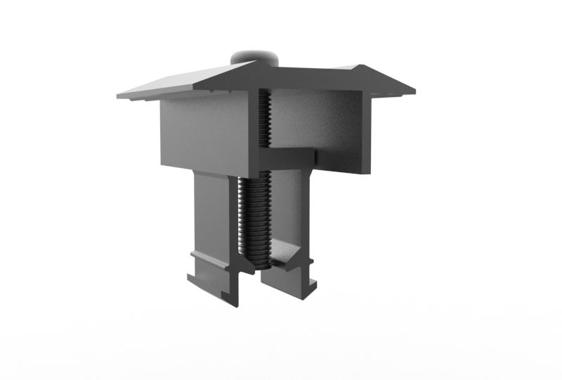 BHS Aluminum Mid Clamp  for Solar Mount