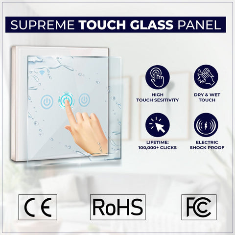 Smart Wall Touch Switch 3 Gang