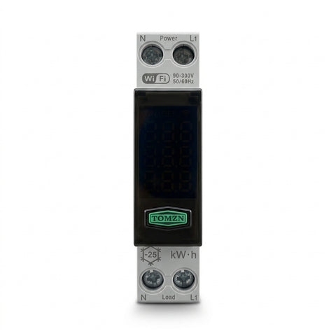 TOMZN 10-in-1 WiFi VA Protector 40A Smart Voltage Protector with Remote Control & Real-Time Metering