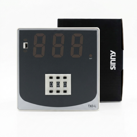 Sinny TXD-L Digital Temperature Controller | 100-240V AC/DC, K-Type Thermocouple, Relay Output