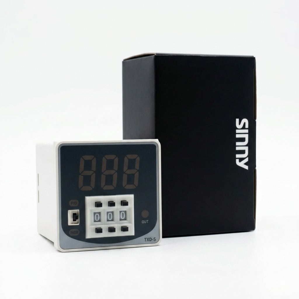 TXD-S-K Digital Temperature Controller | 100-240V AC, K-Type 0-399°C, Relay Output