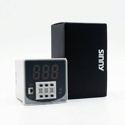 TXD-S-K Digital Temperature Controller | 100-240V AC, K-Type 0-399°C, Relay Output