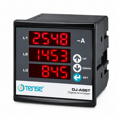Tense DJ-A96T Digital Three Phase Ammeter