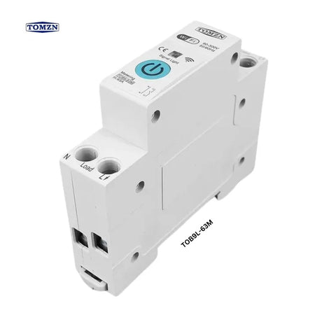 TOMZN TOB9L-63M 8-in-1 WiFi Smart Circuit Breaker 63A | Earth Leakage Protection, Energy Monitoring & Remote Control