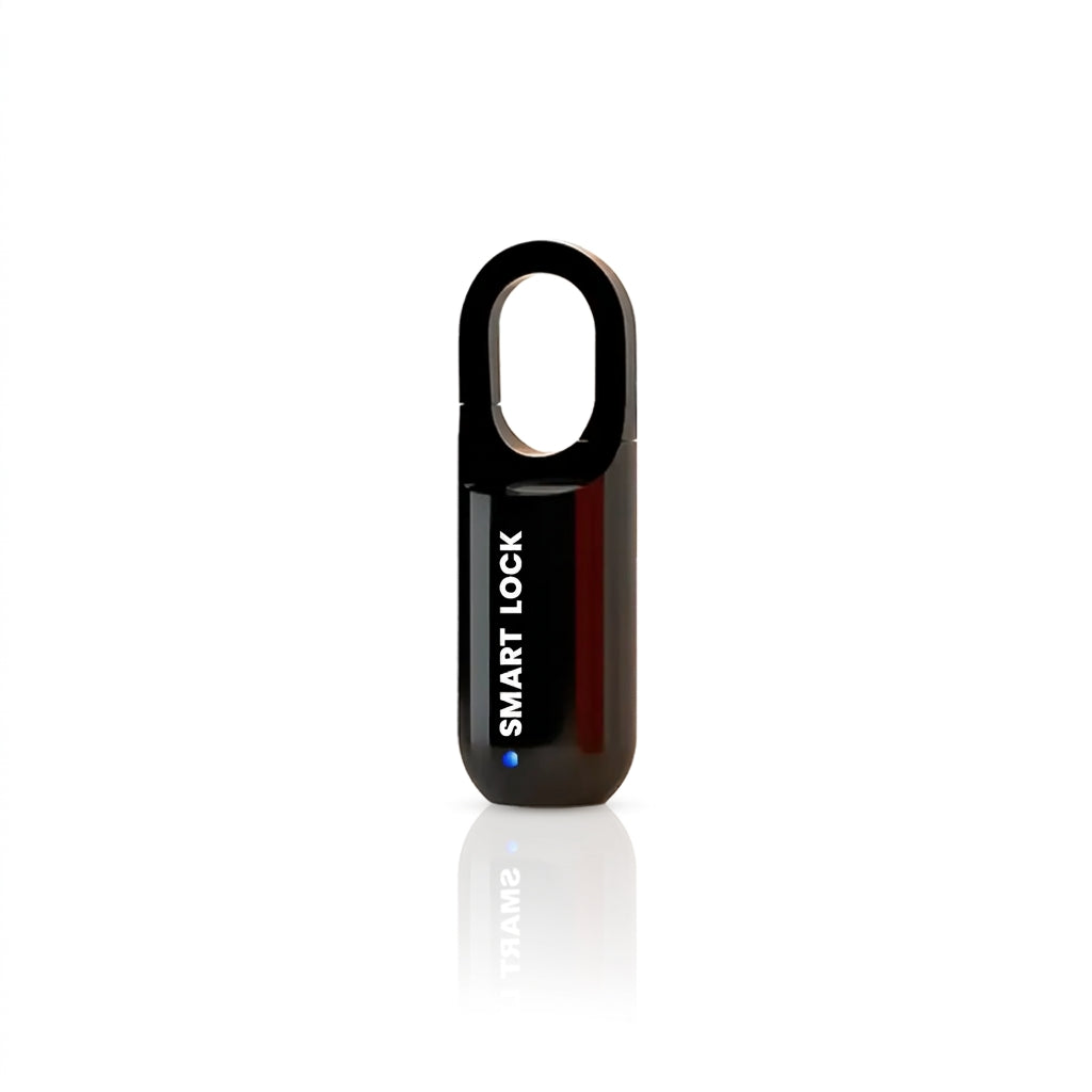 Travel Smart Padlock – Black | Fingerprint Security Lock