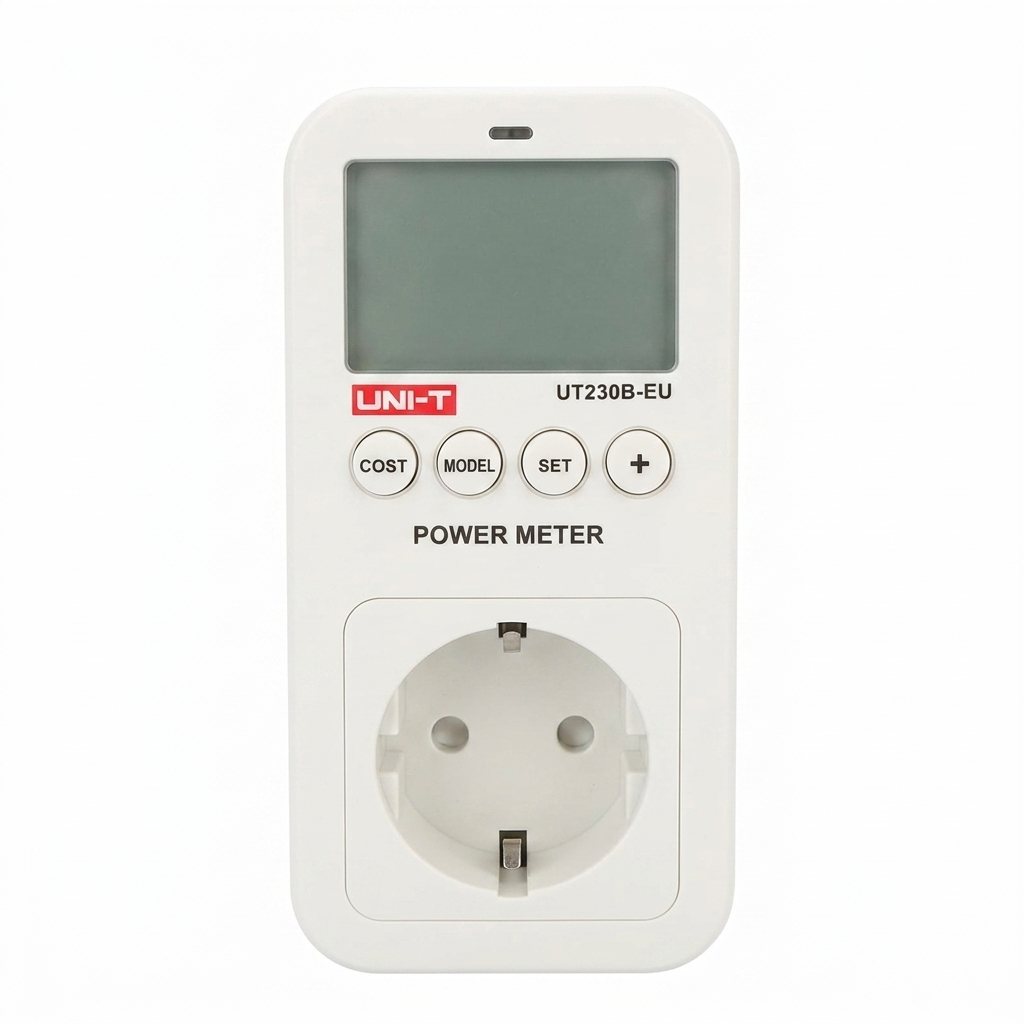 UNI-T UT230B-EU Smart Power Monitoring Socket | Energy Meter Plug with Voltage, Current & Power Consumption Display