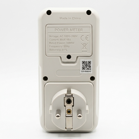 UNI-T UT230B-EU Smart Power Monitoring Socket | Energy Meter Plug with Voltage, Current & Power Consumption Display