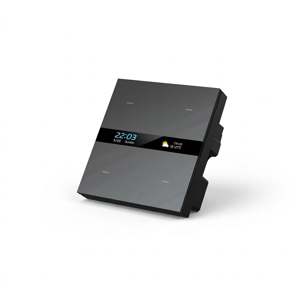 Ultra Smart Panel 4 Gang Grey – Zigbee Smart Wall Switch