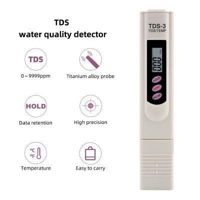 TDS 3 Meter Water Purity Quality Tester