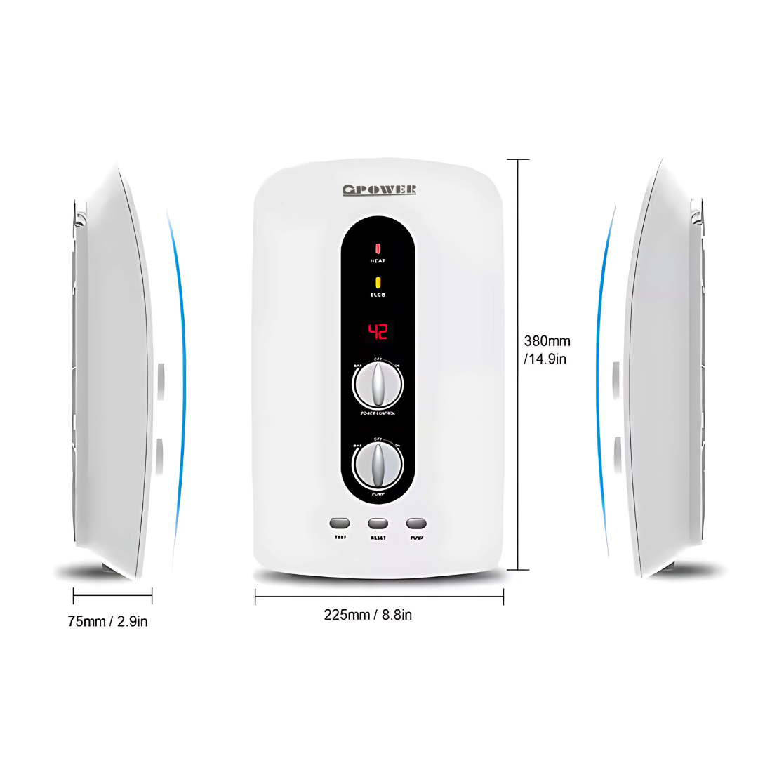 GPower G-56 G Electric Instant Water Heating Geyser with LED Temperature Display