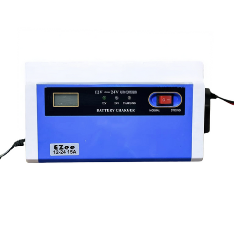 EZEE DIGITAL 15A 12V / 24V Automatic Universal Battery Charger.