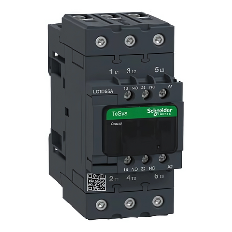 Schneider TeSys D Contactor - 3P(3 NO) - AC-3 - 440 V 65 A - 220 V AC 50/60 Hz coil