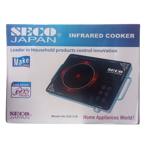 SECO-716 Infrared Cooker-Hot Plate 2200watt