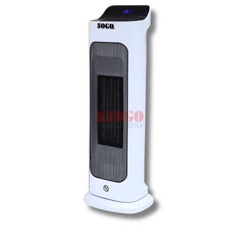 Sogo JPN-77 Ceramic Oscillating Tower Fan Heater with Remote 1400/2000W