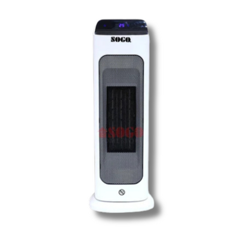 Sogo JPN-77 Ceramic Oscillating Tower Fan Heater with Remote 1400/2000W