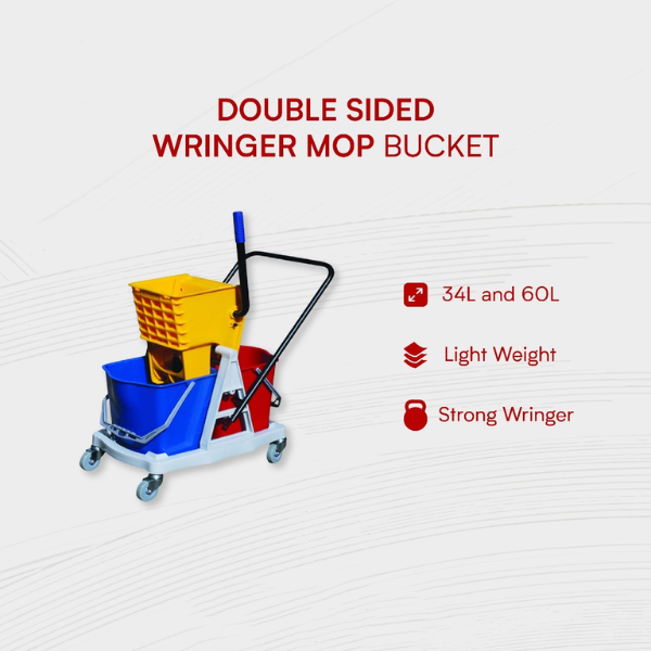 Double Sided Wringer Mop Bucket