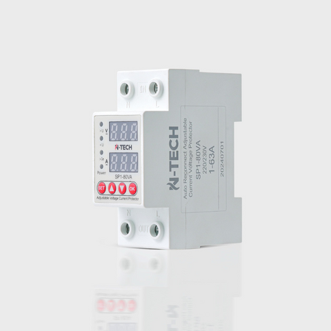 N-Tech SP2-80VA 63A Voltage Protection Device - Over and Under Voltage Protective Device