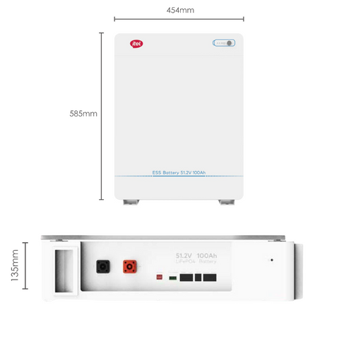 Itel IPL-51100 LiFePO₄ Lithium Battery 51.2V 100Ah – 5.12kWh - IP20