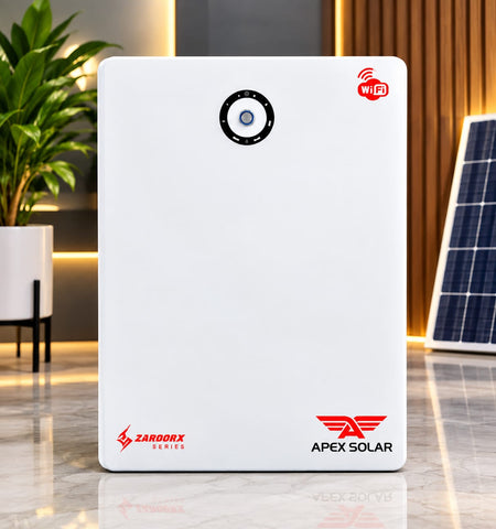 APEX 5220 ZaroonX 51.2v 102Ah Lithium Battery | Tier 1 Cells, 6000 Cycles, Fast Charging & Smart App Control | IP20