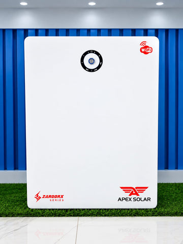 APEX 5220 ZaroonX 51.2v 102Ah Lithium Battery | Tier 1 Cells, 6000 Cycles, Fast Charging & Smart App Control | IP20