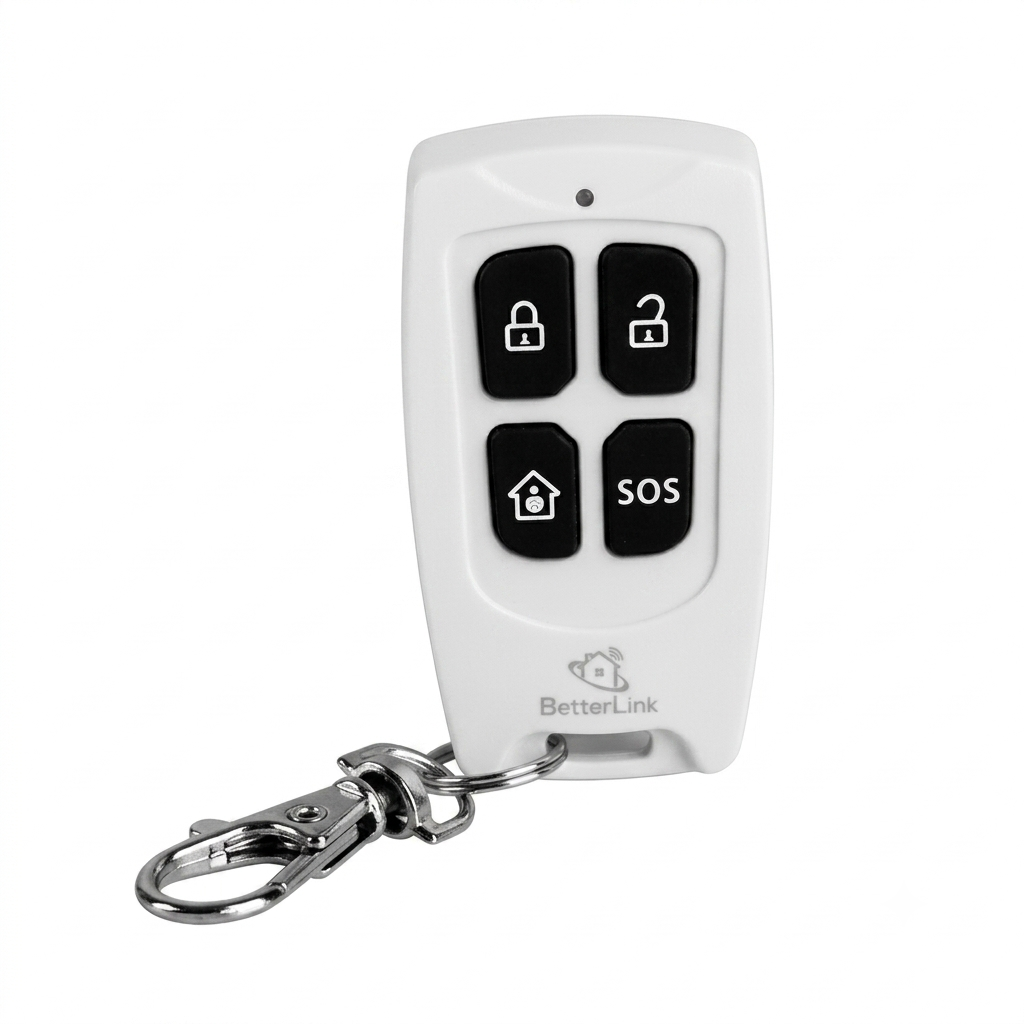 Wireless Remote Control for Security Alarm System 433MHz – 4 Button Alarm Key Fob