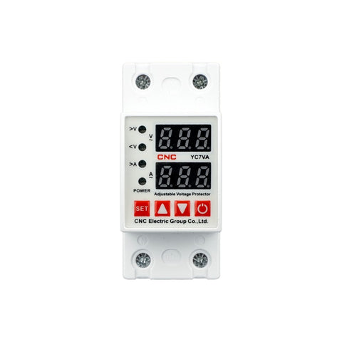 CNC YC7VA 2in1 2P Overvoltage and Undervoltage Protector