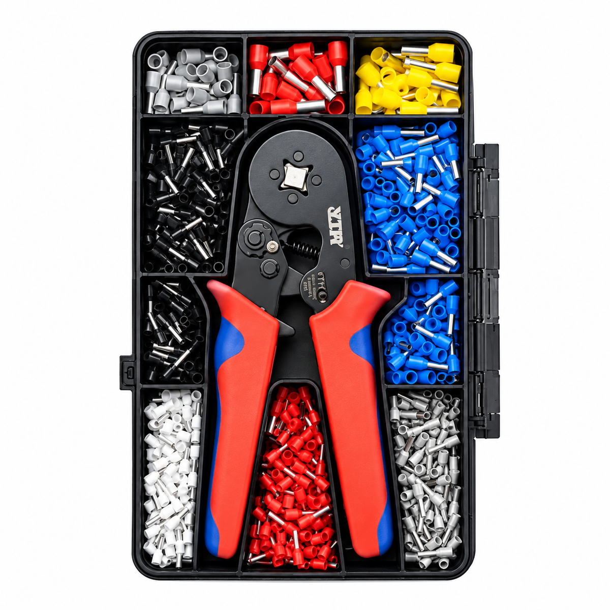 YTH-TC01 Tubular Terminal Crimping Kit Tool | 0.25–10mm² Ferrule Wire Crimper with Adjustable Pressure
