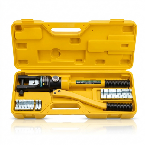 YTH YQK-300 Hydraulic Crimping Tool 16-300mm| Heavy Duty Cable Lug Crimper with Carry Case