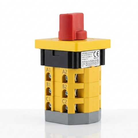 Kripal UKG1-20 3 Pole Auto-0-Manual Selector Switch 16A | Programme 61027 | Surface Mount 48×48mm