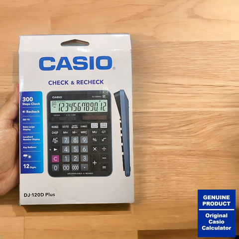 Casio DJ-120D Plus Calculator Original