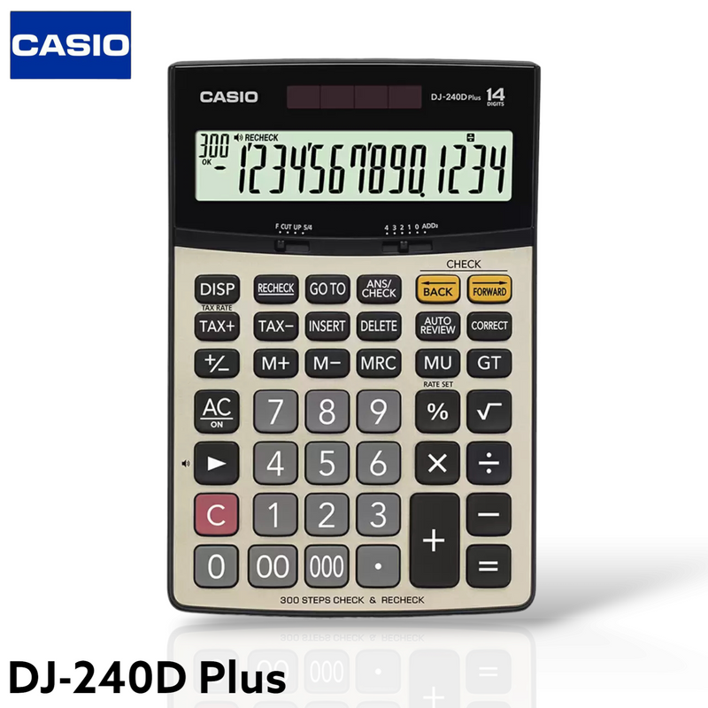Casio DJ-240D Plus Calculator Original